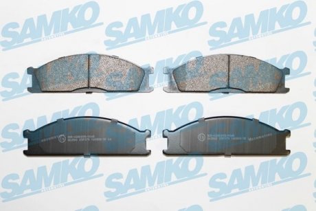 Тормозные колодки, дисковый тормоз (набор) SAMKO 5SP379 (фото 1)