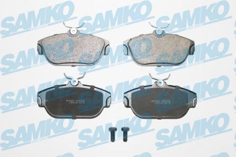 Тормозные колодки, дисковый тормоз (набор) SAMKO 5SP382 (фото 1)