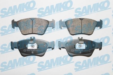 Гальмівні колодки, дискове гальмо (набір) SAMKO 5SP409