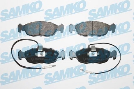Тормозные колодки, дисковый тормоз (набор) SAMKO 5SP450