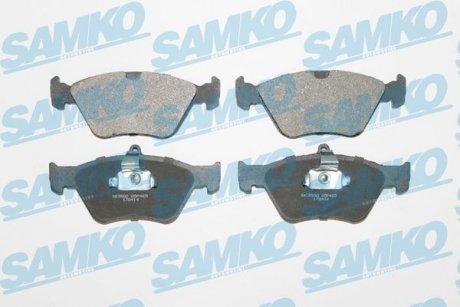 Тормозные колодки, дисковый тормоз (набор) SAMKO 5SP465