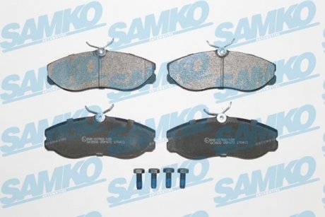 Тормозные колодки, дисковый тормоз (набор) SAMKO 5SP470