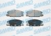 Тормозные колодки, дисковый тормоз (набор) SAMKO 5SP544 (фото 1)