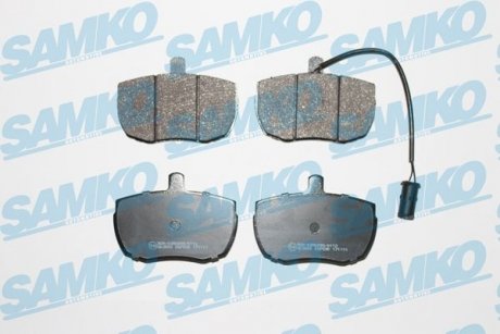 Тормозные колодки, дисковый тормоз (набор) SAMKO 5SP590 (фото 1)