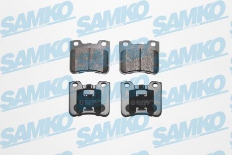 Тормозные колодки, дисковый тормоз (набор) SAMKO 5SP643 (фото 1)