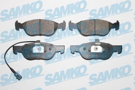 Гальмівні колодки, дискове гальмо (набір) SAMKO 5SP646