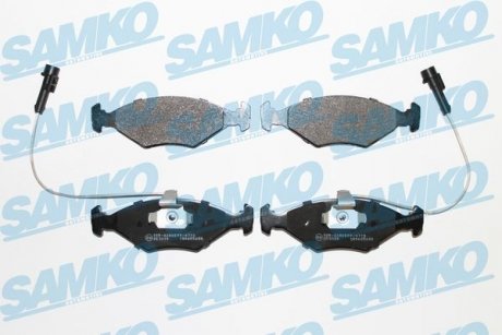 Тормозные колодки, дисковый тормоз (набор) SAMKO 5SP680