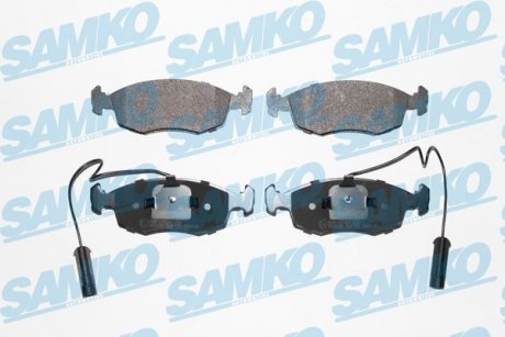 Тормозные колодки, дисковый тормоз (набор) SAMKO 5SP755