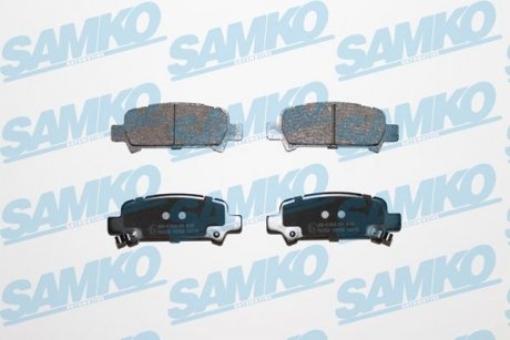 Тормозные колодки, дисковый тормоз (набор) SAMKO 5SP838 (фото 1)