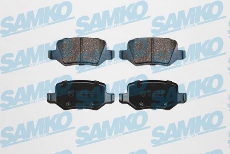 Тормозные колодки, дисковый тормоз (набор) SAMKO 5SP850 (фото 1)