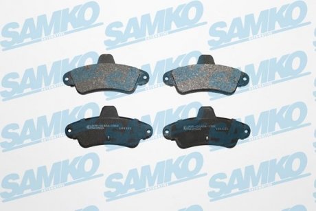 Тормозные колодки, дисковый тормоз (набор) SAMKO 5SP870