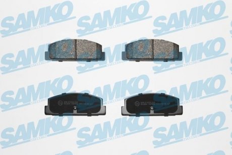 Тормозные колодки, дисковый тормоз (набор) SAMKO 5SP876 (фото 1)