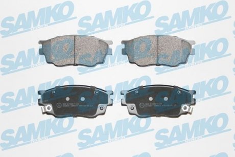 Тормозные колодки, дисковый тормоз (набор) SAMKO 5SP877