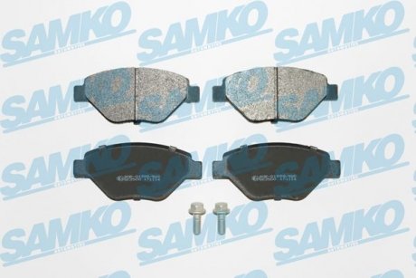 Тормозные колодки, дисковый тормоз (набор) SAMKO 5SP910 (фото 1)