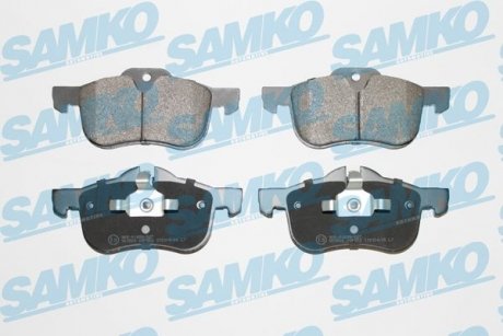 Тормозные колодки, дисковый тормоз (набор) SAMKO 5SP952 (фото 1)