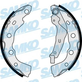 Гальмівні колодки (набір) SAMKO 87990
