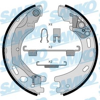 Тормозные колодки ручного тормоза SAMKO 89570
