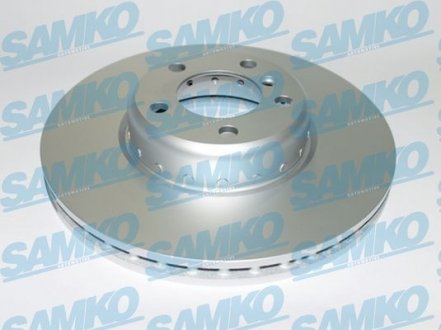 Диск тормозной bimetalic BMW SAMKO B2087VBR