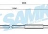 Трос ручного тормоза. CLIO II /P/ 1410/1085 bкbny SAMKO C0684B (фото 1)