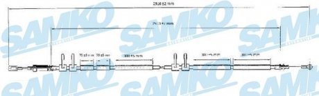 Трос SAMKO C0989B