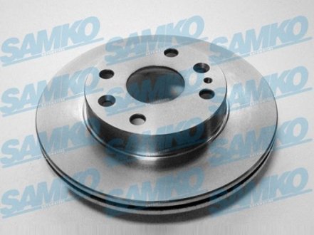 Диск тормозной MAZDA 121/323/MX5 wentylowana przуd SAMKO M5711V (фото 1)