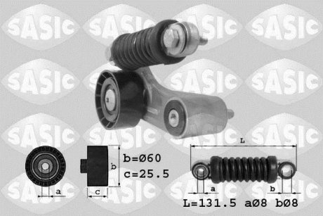 Натяжитель поликлинового ремня SASIC 1624002