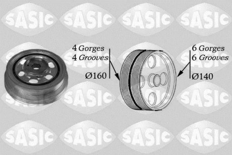 Шків колінвалу SASIC 2156030