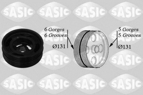 Шків колінчастого валу SASIC 2156042