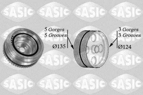 Шків коленвала SASIC 2156045