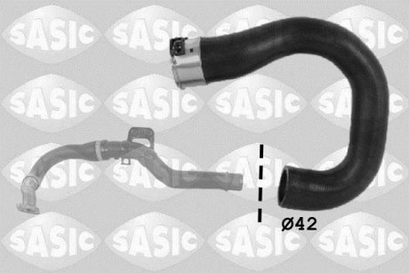 Патрубок інтеркулера OPEL CORSA D 1,3CDTI SASIC 3336128 (фото 1)