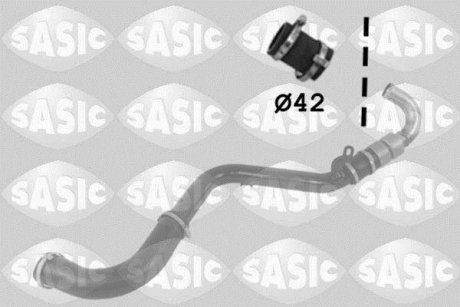 Патрубок интеркулера FORD C-MAX/FOCUS II 2,0TDCI 42MM (KRрTKI) SASIC 3336227