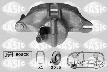 Гальмівний суппорт SASIC 6504002