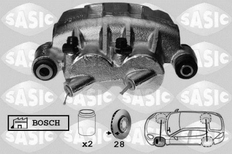 Супорт гальмівний SASIC 6504030