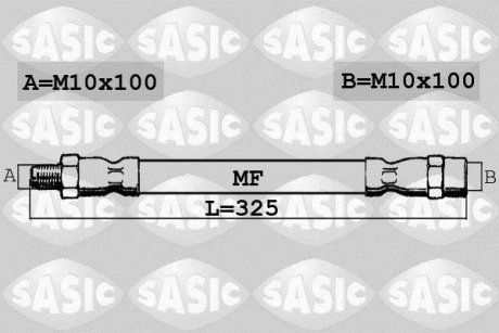 Шланг гальмівний SASIC 6606037