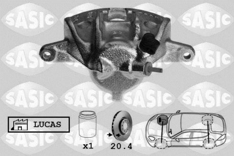Гальмівний суппорт SASIC SCA0089 (фото 1)