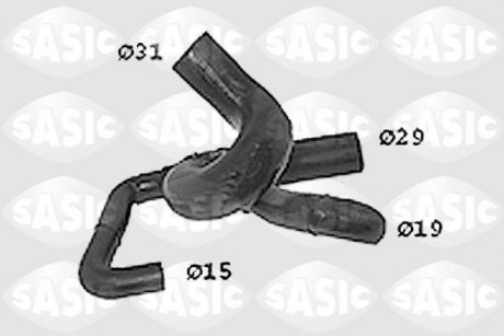 Патрубок системи охолодження SASIC SWH4271