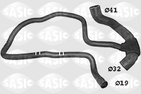 Патрубок системи охолодження SASIC SWH6720