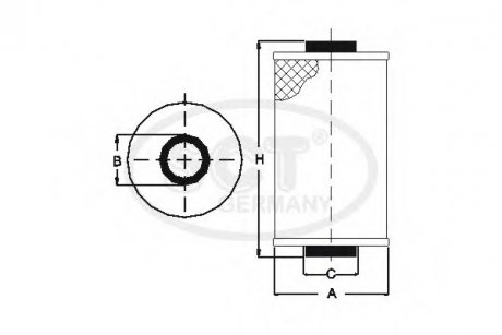 Масляный фильтр SCT / Mannol SH 4793 P