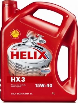 Олія моторна Helix HX3 15W-40 (4 л) SHELL 550039926