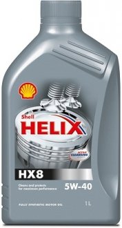 Олія моторна Helix HX8 Synthetic 5W-40 (1 л) SHELL 550040420 (фото 1)