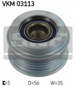 Шкив генератора SKF VKM03113