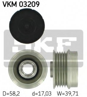 Шкив генератора SKF VKM03209