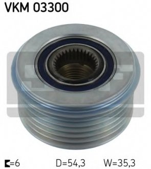 Шкив генератора SKF VKM03300