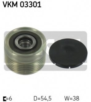 Шкив генератора SKF VKM03301