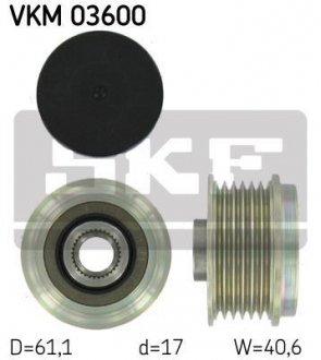 Шків генератора SKF VKM 03600