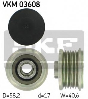 Шкив генератора SKF VKM03608