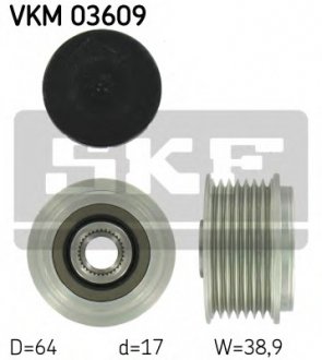 Шкив генератора SKF VKM03609