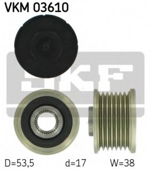 Шкив генератора SKF VKM 03610