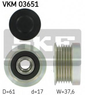 Шкив генератора SKF VKM03651