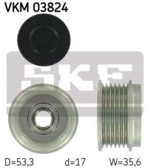 Шкив генератора SKF VKM03824